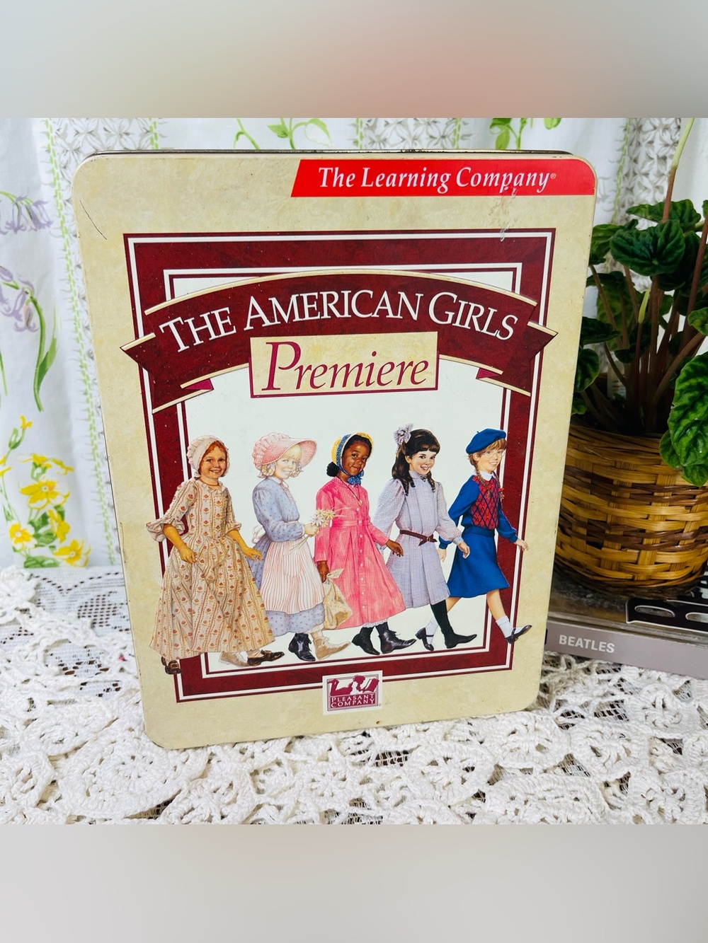 Vintage 1997 The American Girls Premiere Collector's Tin The Learning Company